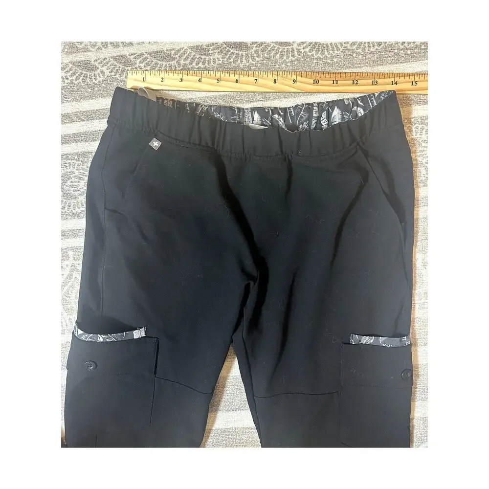 Figs Mens Black Scrub Pants Medical‎ Nurse Cargo Size Small - Picture 7 of 9